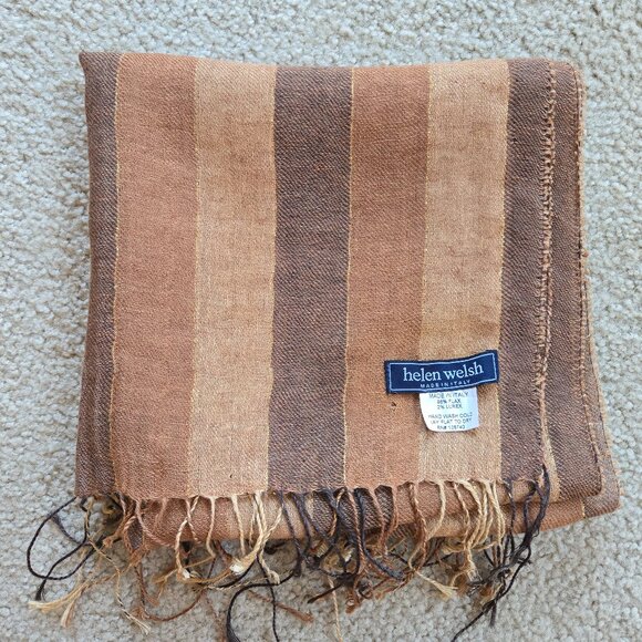 Helen Welsh Accessories - Helen Welsh Linen Scarf *SMALL HOLE*